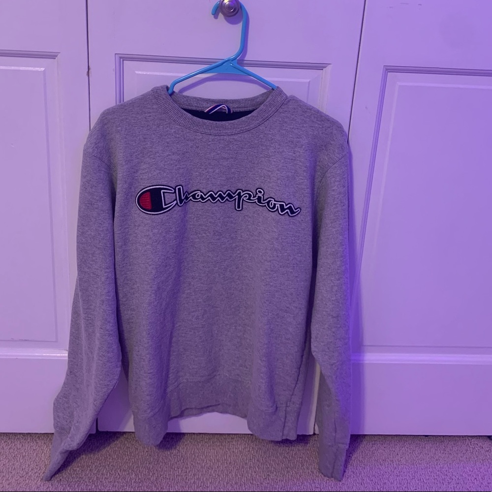 Men’s Grey Champion Crewneck